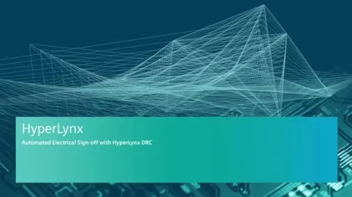 Hyperlynx DRC for electrical sign-off